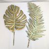 Image 1 : Set of 2 Metal Leaf Wall Hangers