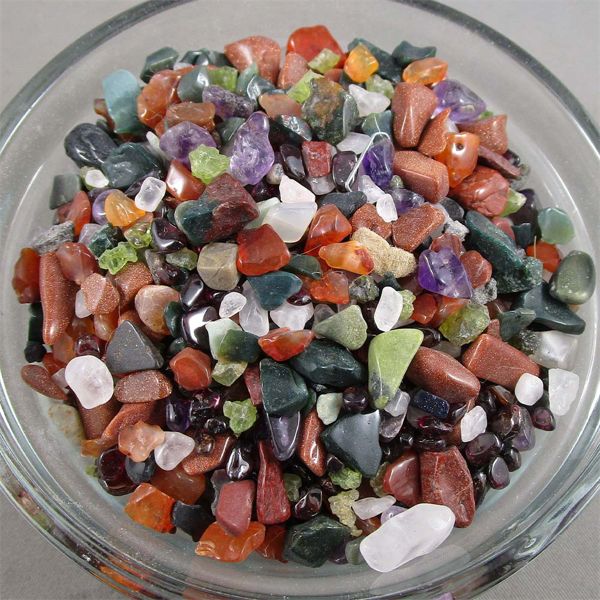 285 grams Mixed Gemstone Chips 