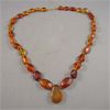 Image 2 : SPECTACULAR!  Confirmed Authentic Amber Jewelry Set with 14K Gold Filled Clasps 