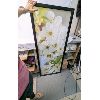 Image 3 : Large Framed Photo with White Flowers 55" x 22"