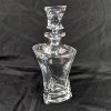 Image 1 : Bohemia Crystal Glass Decanter 10.5" tall