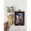Image 2 : Set of 4 Cat Figurines and a Cat Picture Frame