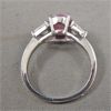 Image 2 : 925 Sterling Silver CZ "Rose Quartz" Ring size 6