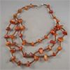 Image 1 : Beautiful Carnelian Stone Necklace 18"