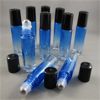 Image 1 : Lot of 10 NEW Blue Glass Roller Bottles 10ml