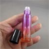 Image 2 : Lot of 10 NEW Mixed Colored Glass Roller Bottles 10ml