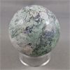 Image 2 : Moss Agate Stone Sphere 1.75" with stand