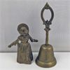 Image 1 : Set of 2 Vintage Brass Bells 