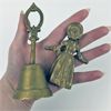 Image 2 : Set of 2 Vintage Brass Bells 