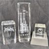 Image 1 : Laser Etched Glass Décor With Light Up Base