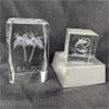 Image 3 : Laser Etched Glass Décor With Light Up Base