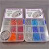 Image 1 : Set of 2 Wire Necklace kits with Beads, Cases & Instructions