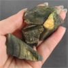 Image 2 : Lot of 4 Labradorite Crystals
