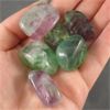 Image 2 : Lot of 6 Polished Rainbow Fluorite Specimens 