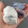 Image 2 : Lot of Raw Howlite, Sodalite & Amethyst Specimens