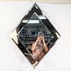 Image 1 : Large Diamond Shaped Hall Mirror 30" x 24"