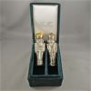 Image 2 : Silver Nutcracker Salt & Pepper Shaker set by Godinger Silver Art Co. 1994
