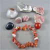Image 1 : Set of 8 Crystals & Carnelian Stone Bracelet