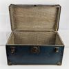 Image 4 : Vintage Dark Green Steamer Trunk 
