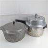 Image 1 : Prestige Pressure Cooker and Set of 2 Aluminum Cookware Pots
