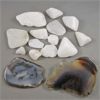 Image 1 : Lot of 13 Quartz Crystals & 2 Polished Agate Stones