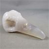Image 1 : Crystal Raven Skull - Agatized Quartz