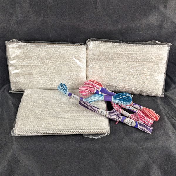 Lot of Craft Lace & Thread
