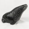 Image 1 : Spectacular Soapstone Walrus Carving by Artist Noah Nowrakudluk
