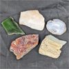 Image 1 : Lot of 5 Mixed Stone Slices 
