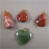 Image 3 : Set of 9 Gemstone Pendants & Polished Stones