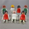 Image 1 : Set of 7 Geobra Playmobile People 1974