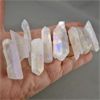 Image 1 : Lot of 9 Angel Aura Quartz Crystals