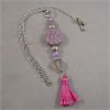 Image 2 : Set of 2 Gemstone Pendants & 1 Car Charm Essential Oil Diffuser