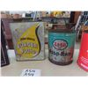 Image 3 : Tidex 1 Gal Oil Tin, Esso + Best Buy Anti Freeze 1 Gal Tins, Horn Loader Fluid, 