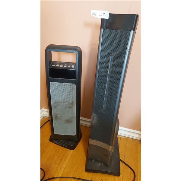 Intertek Heater Model # JF0919028880 & HomeTrends Ceramic Tower Heater Model HPP15H-E