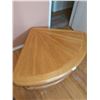 Image 2 : Large Wooden Corner Coffee Table 55 Wide x 41 Deep x 17 High. with Lift Top