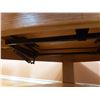 Image 4 : Large Wooden Corner Coffee Table 55 Wide x 41 Deep x 17 High. with Lift Top