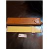 Image 1 : Vintage Pickett Slide Rule with Leather Case.  Model # N4-ES Vector Type-Log