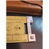 Image 2 : Vintage Pickett Slide Rule with Leather Case.  Model # N4-ES Vector Type-Log
