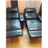 Image 4 : 2 Power Reclining Leather Look Chairs.  Upholstry has Scratches and Wear (both tested)