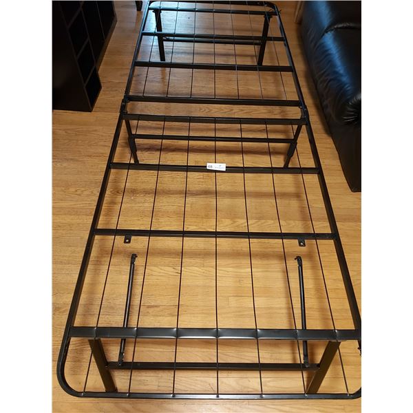 Single Foldable Metal Platfrom Bed Frame 30 Wide x 80 Long x 14 High