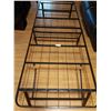 Image 1 : Single Foldable Metal Platfrom Bed Frame 30 Wide x 80 Long x 14 High