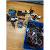 Image 1 : Surprise Tote of Electronic Items including, Cords, Wire, Cameras & More (Not Tested)