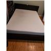 Image 1 : Wooden Queen Size Bed Frame & Mattress with Headboard