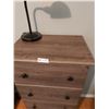 Image 2 : Wooden Dresser with Lamp  Dresser - 23 Wide x 16 deep x 43 High