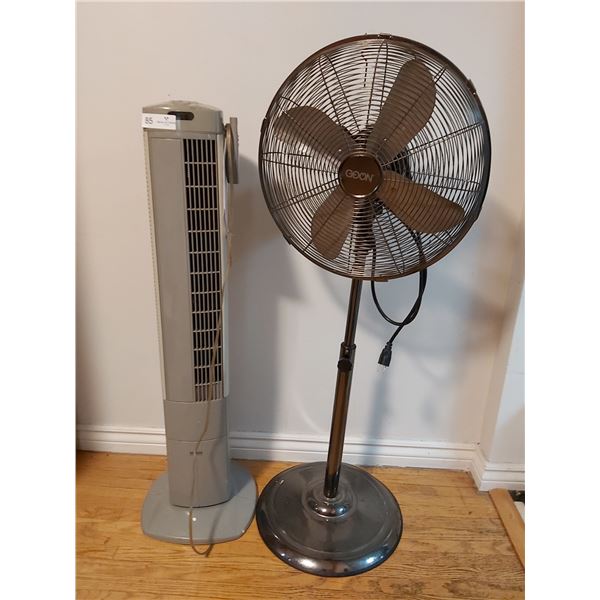 Seville Classic Tower Fan with Remote  Model # 10175 & Goon Floor Oscillating fan