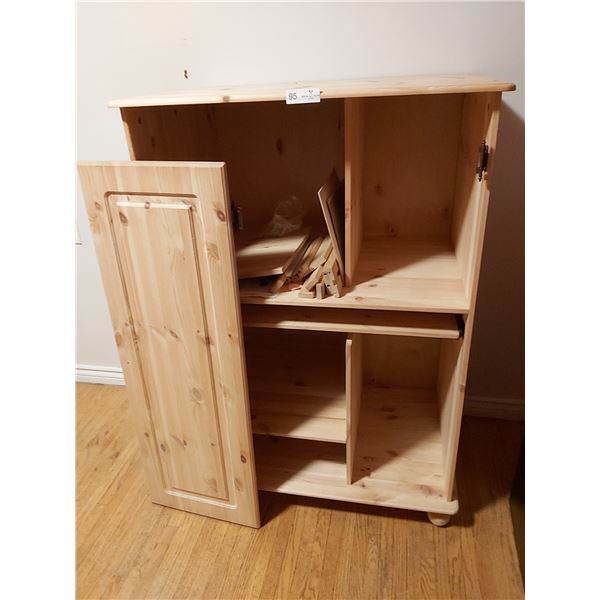 Partially Assembled Wooden Cabinet 33 Wide x 22 Deep x 48 High