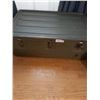 Image 1 : Army Metal Footlocker (Contents not Included) Removable Lid 31 Wide x 19 Deep x 13 High