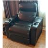 Image 1 : Leather Look Electronic Reclining Chair 43 Wide x 41 Deep x 42 High