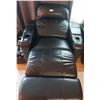 Image 2 : Leather Look Electronic Reclining Chair 43 Wide x 41 Deep x 42 High